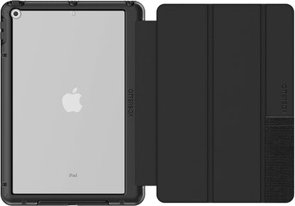 OtterBox 77-62045 for Apple iPad 10.2" (7th gen / 8th gen / 9th gen), Drop Proof Protective Folio, Symmetry Folio Series, Black Black Single