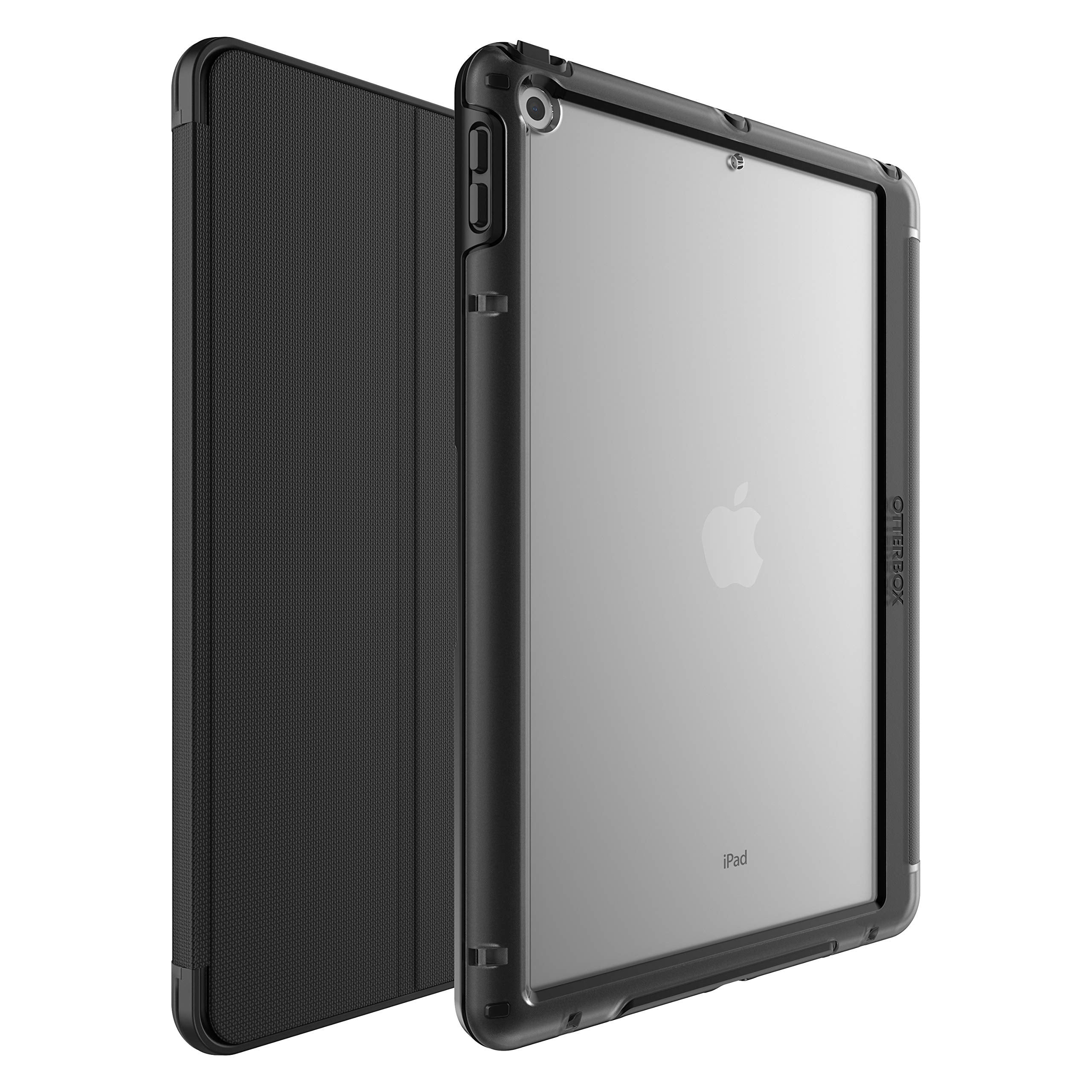 OtterBox 77-62045 for Apple iPad 10.2" (7th gen / 8th gen / 9th gen), Drop Proof Protective Folio, Symmetry Folio Series, Black Black Single