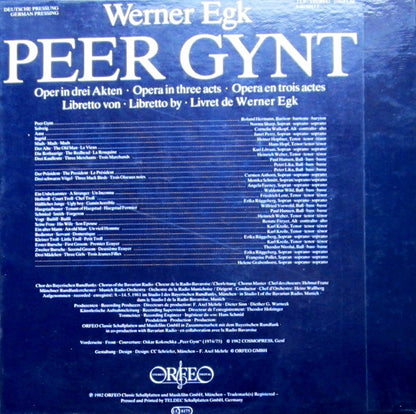 Peer Gynt-Oper In Drei Akten