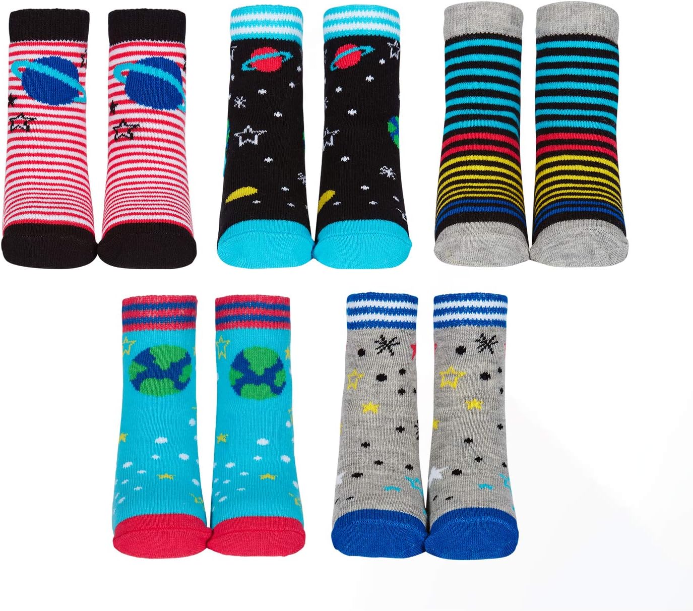 Cucamelon Baby Little Stars Sock Gift, Multi, One Size