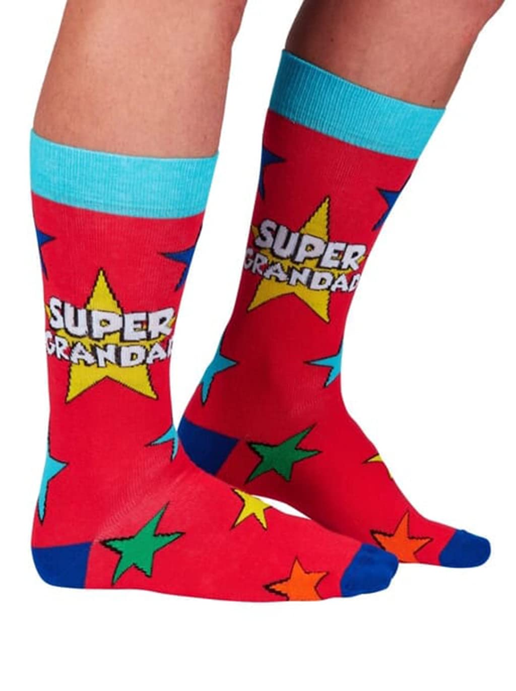 Super Grandad Superheld Socken für Opas in 39-46 im Paar - Strumpf
