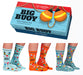 Cockney Spaniel Novelty Gift for Men, 3 Pairs of Crew Socks, Size: UK 6-11 (EUR 39-46), Fun and Quirky Gift for Men
