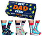 Cockney Spaniel Novelty Gift for Men, 3 Pairs of Crew Socks, Size: UK 6-11 (EUR 39-46), Fun and Quirky Gift for Men