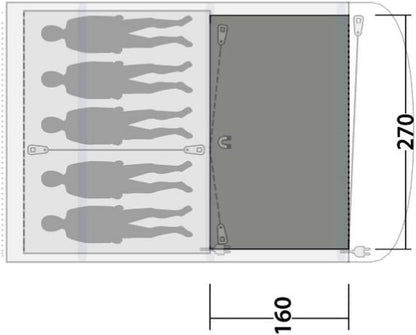 Outwell - Flat Woven Carpet For Elmdale 5pa (170986)