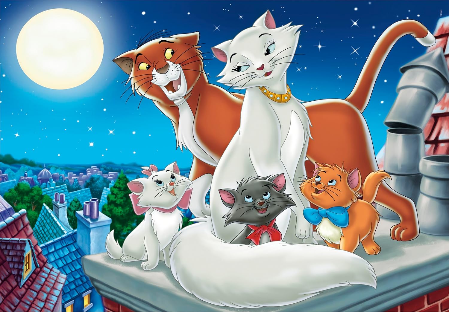 Clementoni - 20278 - Supercolor Puzzle - Disney Classics - Puzzle 30 Teile Ab 3 Jahren, Buntes Kinderpuzzle Mit Besonderer Leuchtkraft & Farbintensität, Geschicklichkeitsspiel Für Kinder