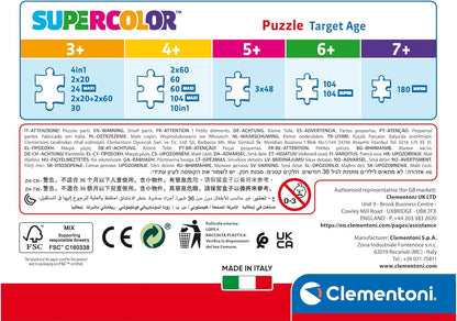Clementoni 20279 Disney Classics Supercolor Classics-30 Pieces, Jigsaw Kids Age 3, Puzzle Cartoon, Made in Italy
