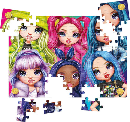 Clementoni 20343 104pzs Does not apply Supercolor Brilliant Rainbow High 104 Teile-Puzzle Für Kinder Ab 6 Jahren, Made In Italy, Mehrfarbig, M