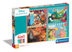 Clementoni 21523 Disney Classics Supercolor 4 in 1 Classics-12+16+20+24 Pieces, Jigsaw Kids Age 3, Puzzle Cartoon, Made in Italy