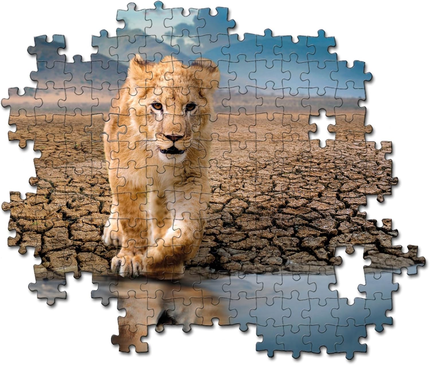 Clementoni 21719 Jigsaw Self Reflection 300 Pieces-Supercolor Children 9-11 Years, Cartoon, Gift for Boy/Girls, Realistic, Puzzle for Kids, Made in Italy, Multicolor