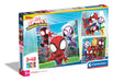 Clementoni- Marvel Spidey And His Amazing Friends Supercolor Friends-3x48 (Include 3 48 Pezzi) Bambini 5 Anni, Puzzle Cartoni Animati-Made in Italy, Colore Multilingua, 25294