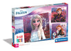Clementoni - 25297 - Supercolor Puzzel - Disney Frozen - 3x48 Stukjes, Kinderpuzzels, 5-7 Jaar, Gemaakt in Italië