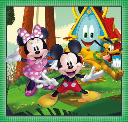 Clementoni 25298 Disney Classics Supercolor Mickey and Friends-3x48 Pieces (3 Included), Jigsaw Kids Age 5, Puzzle Cartoon, Made in Italy