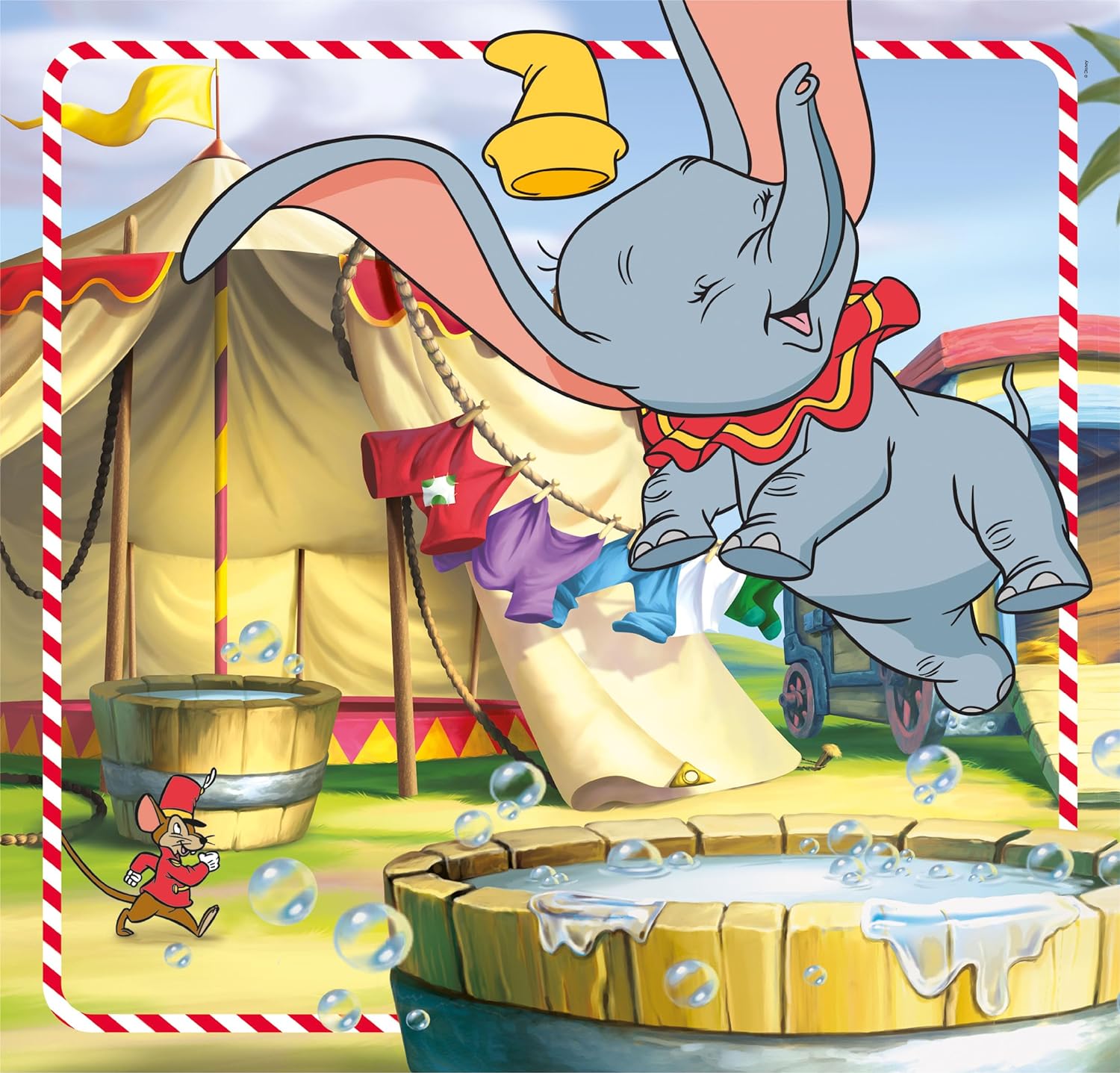 Clementoni 25302 Disney Classics Supercolor Classics-3x48 Pieces (3 Included), Jigsaw Kids Age 5, Puzzle Cartoon, Made in Italy