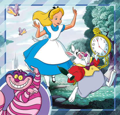 Clementoni 25302 Disney Classics Supercolor Classics-3x48 Pieces (3 Included), Jigsaw Kids Age 5, Puzzle Cartoon, Made in Italy