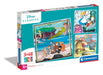 Clementoni 25302 Disney Classics Supercolor Classics-3x48 Pieces (3 Included), Jigsaw Kids Age 5, Puzzle Cartoon, Made in Italy