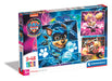 Clementoni 25303 Supercolor Paw Patrol The Mighty Movie-3x48 Pieces (3 Included), Jigsaw Kids Age 5, Puzzle Cartoon, Made In Italy