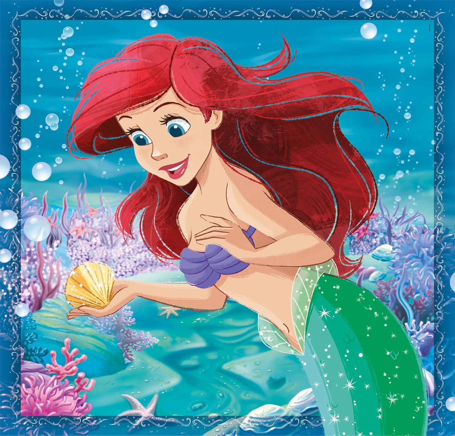Clementoni - Clementoni Legpuzzel Super Color Vierkant Disney Prinses 3x48st.