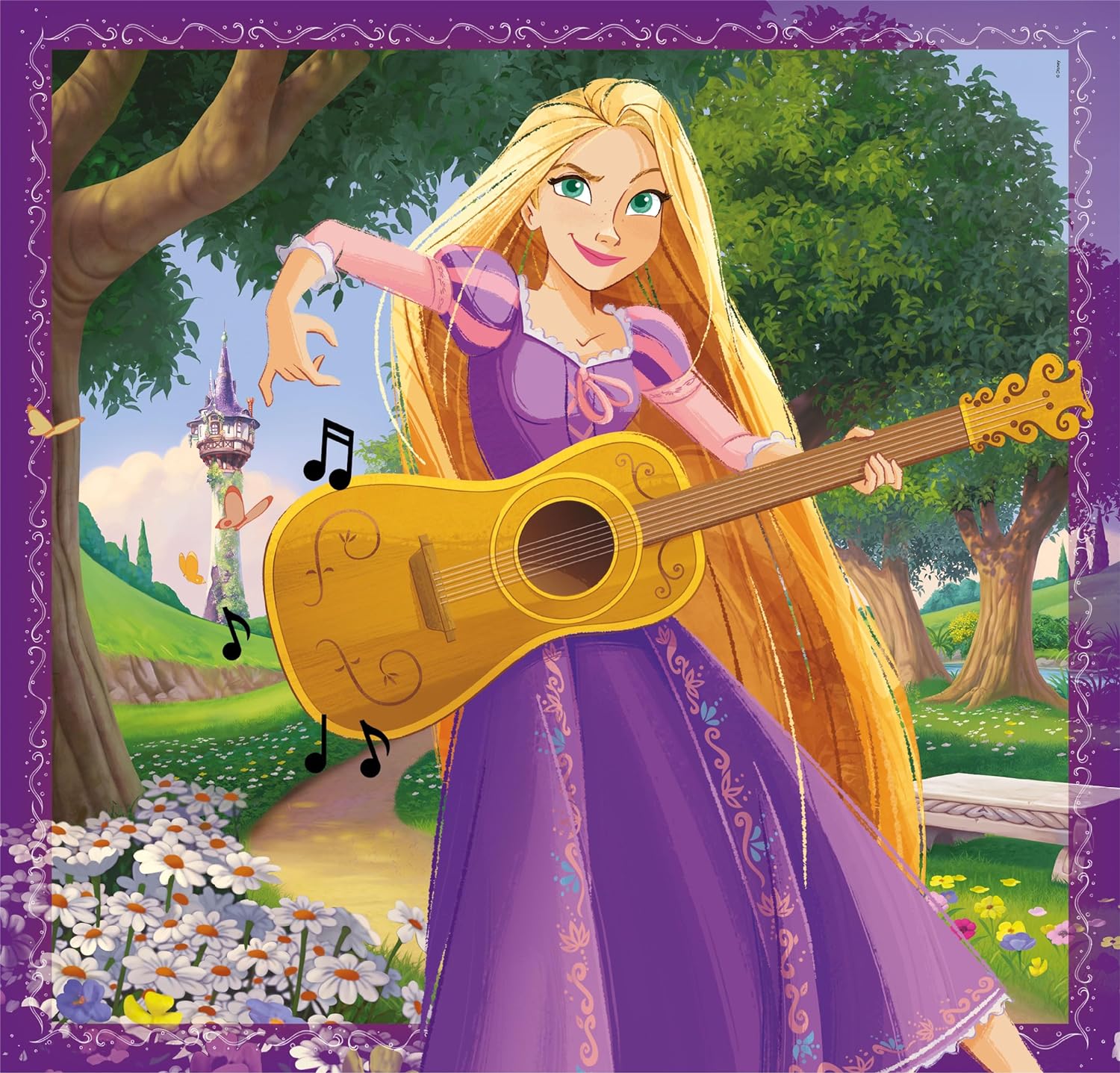 Clementoni - Clementoni Legpuzzel Super Color Vierkant Disney Prinses 3x48st.