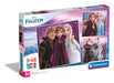 Clementoni 25306 Disney Frozen Supercolor Frozen-3x48 Pieces (3 Included), Jigsaw Kids Age 5, Puzzle Cartoon, Made in Italy