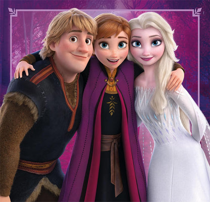 Clementoni 25306 Disney Frozen Supercolor Frozen-3x48 Pieces (3 Included), Jigsaw Kids Age 5, Puzzle Cartoon, Made in Italy