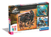 Clementoni Puzzel Square Jurassic World 3 Puzzel Met 48 Stukjes - Supercolor Puzzel Voor Kinderen, Gemaakt In Italië 25314