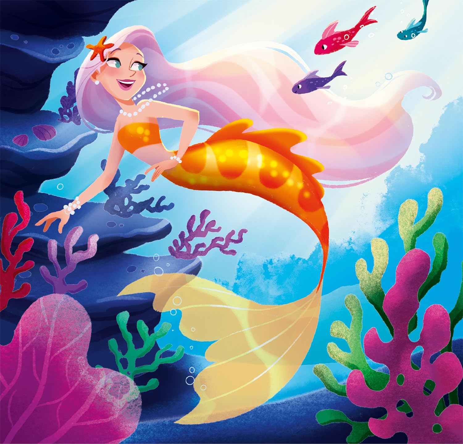 Clementoni - Supercolor Fantastic Creatures-3x48 (bevat 3 48 delen) kinderen 5 jaar, fantasiepuzzel, illustratie, Made in Italy, meerkleurig, 25319