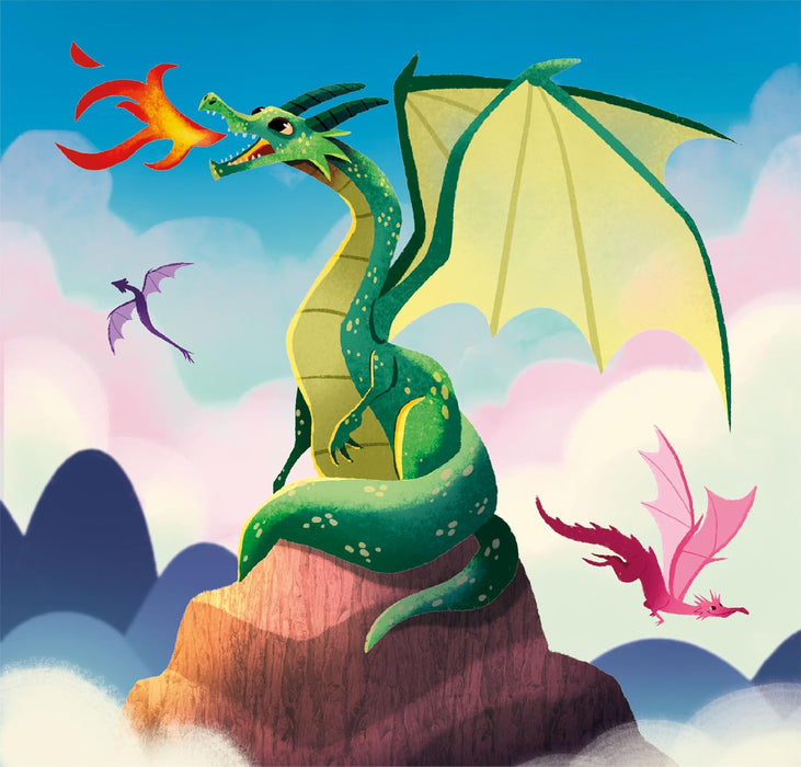 Clementoni - Supercolor Fantastic Creatures-3x48 (bevat 3 48 delen) kinderen 5 jaar, fantasiepuzzel, illustratie, Made in Italy, meerkleurig, 25319