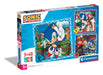 Clementoni 25320 Sonic Jigsaw 3 48 Pieces-Supercolor Children 5-7 Years, Cartoon, Gift for Boy/Girls, Puzzle for Kids, Made in Italy, Multicolor