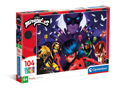 Clementoni Miraculous, Puzzle, 104 Teile, ab 6 Jahre, Puzzle für Kinder, Hergestellt in Italien - 25765