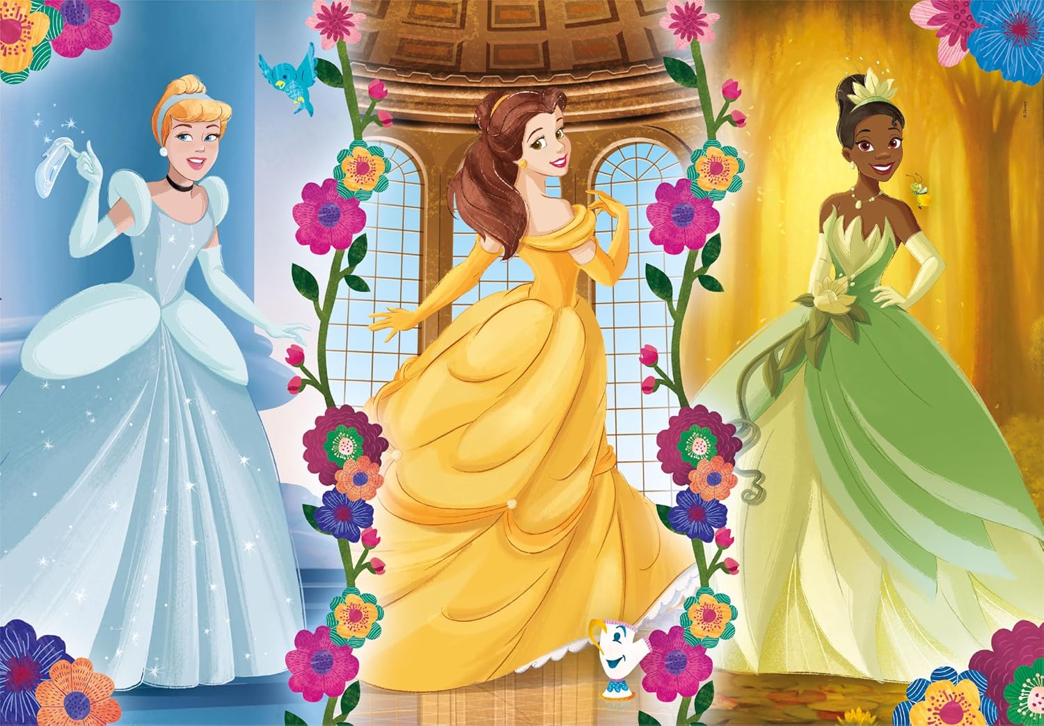 Clementoni Supercolor Disney Princess Kinder Puzzle 104 Teile - Disney Puzzle 37,9 x 26,9 cm für Kinder ab 6 Jahre - Geschicklichkeitsspiel von Clementoni 25772