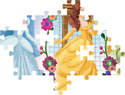 Clementoni Supercolor Disney Princess Kinder Puzzle 104 Teile - Disney Puzzle 37,9 x 26,9 cm für Kinder ab 6 Jahre - Geschicklichkeitsspiel von Clementoni 25772