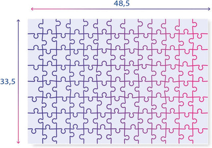 Clementoni- Hot Wheels Hotwheels-Supercolor Puzzle Infantil De 104 Piezas, para Niños 6-8 Años, Desarrolla La Concentraciòn Mentàl Y La Logica, 25776