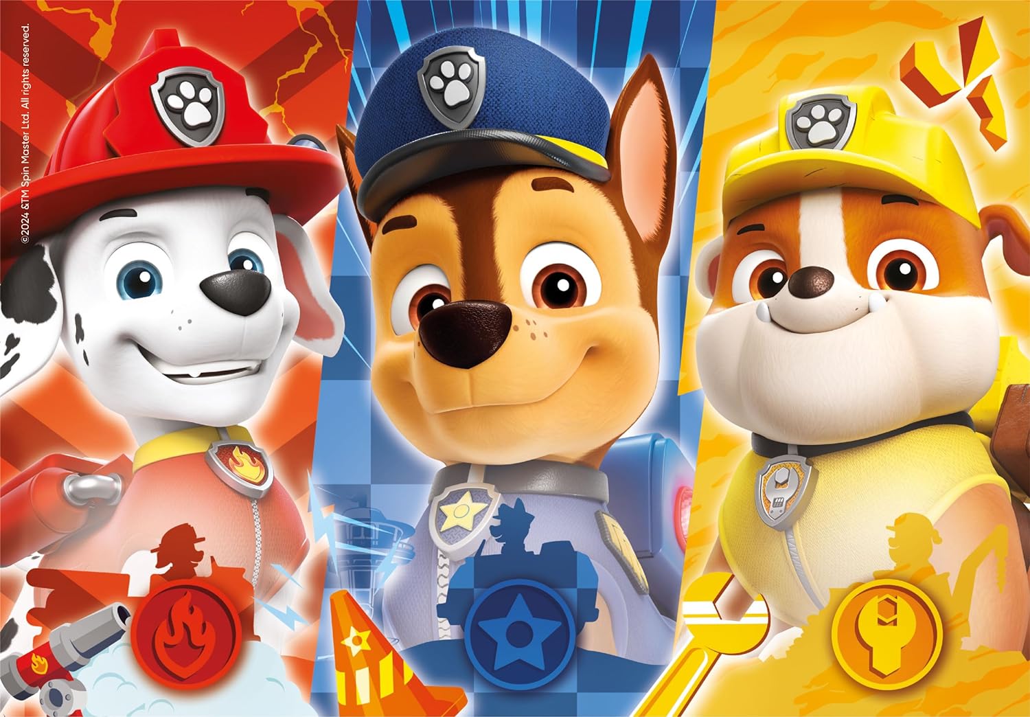 Clementoni 25780 Paw Patrol Jigsaw 104 Pieces-Supercolor Children 6-8 Years, Cartoon, Gift for Boy/Girls, Puzzle for Kids, Made in Italy, Multicolor