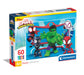 Clementoni 26595 Marvel Spidey And His Amazing Friends Jigsaw 60 Pieces-Supercolor Children 4-6 Years, Cartoon, Gift for Boy/Girls, Puzzle for Kids, Made in Italy, Multicolor