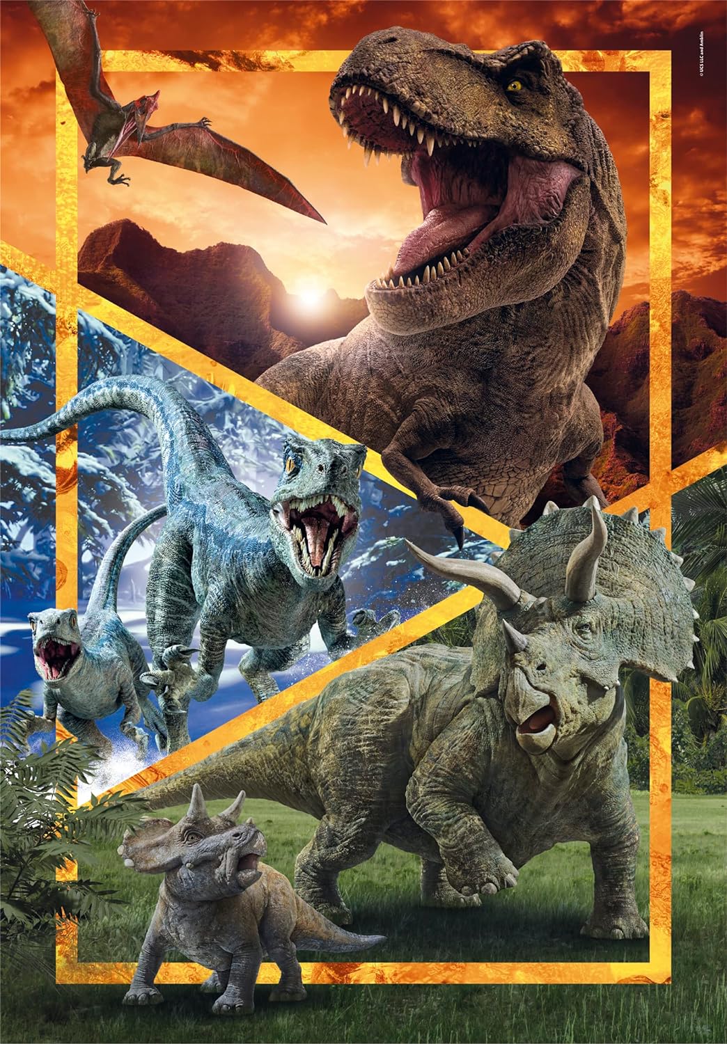 Clementoni - Puzzle Infantil Super 104 Piezas Jurassic World - Desde 6 años (27181