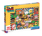 Clementoni 29066 Supercolor Emoji Town-180 Pieces, Jigsaw Kids Age 7, Puzzle Cartoon, Made In Italy