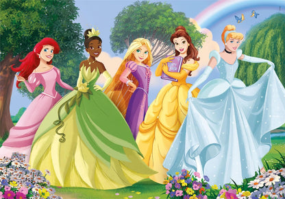 Clementoni 29787 Disney Princess Jigsaw 180 Pieces-Supercolor Children 7-9 Years, Cartoon, Gift for Boy/Girls, Puzzle for Kids, Made in Italy, Multicolor