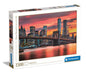Clementoni- Italia Puzzle Adulto 1500 Piezas East River al anochecer, Nueva York - Desde 14 años (31693), Multicolor