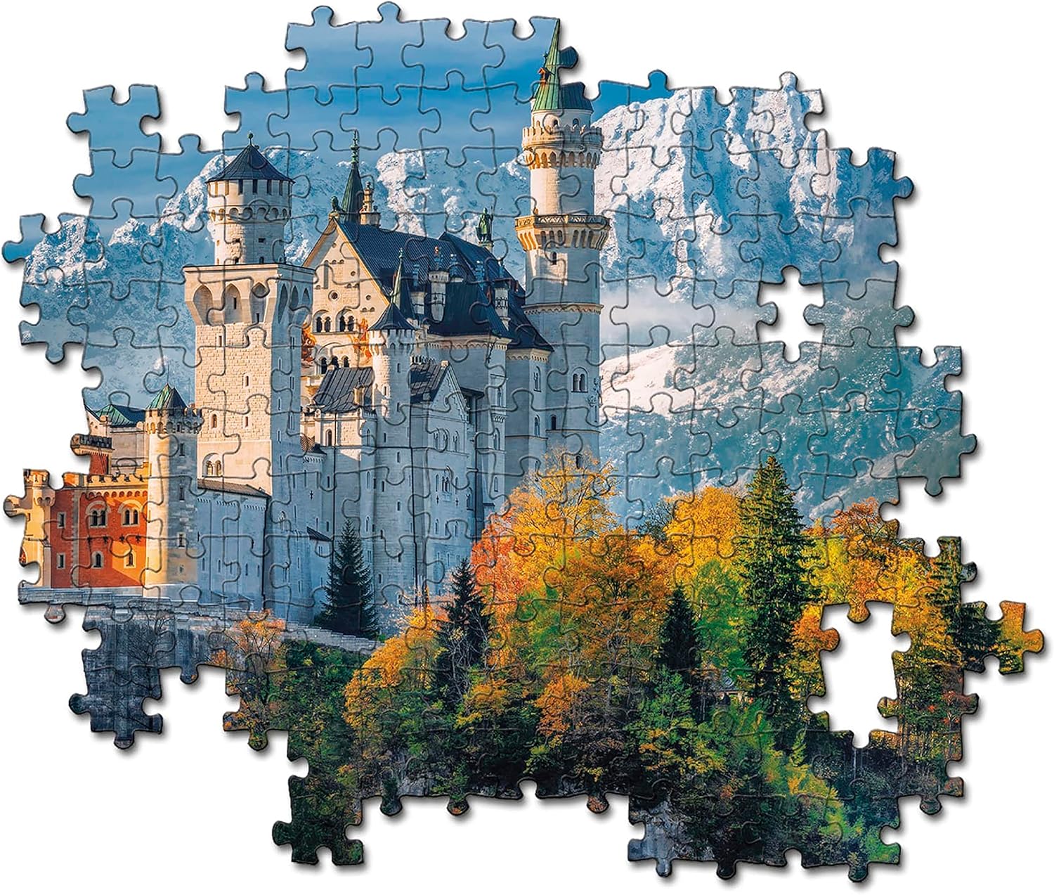 Clementoni 35146 Collection Neuschwanstein Castle 500 Pieces, Jigsaw Puzzle for Adults-Made in Italy