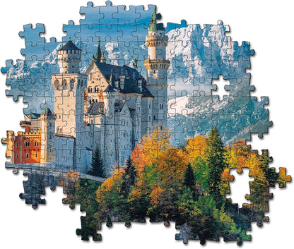 Clementoni 35146 Collection Neuschwanstein Castle 500 Pieces, Jigsaw Puzzle for Adults-Made in Italy