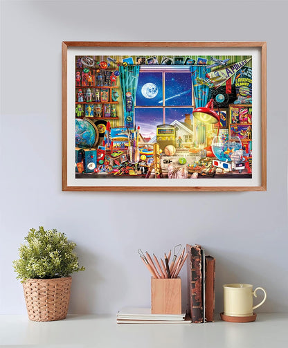 Clementoni - 35148 Collection - to The Moon, Puzzle 500 Teile Für Erwachsene Und Kinder 14 Jahren, Geschicklichkeitsspiel Für Die Ganze Familie