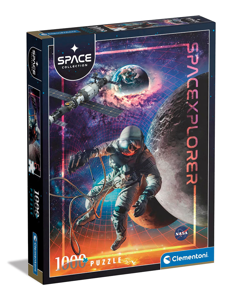 Clementoni 39717 Collection Space Explorer 1000 Pieces, Jigsaw Puzzle for Adults-Made in Italy, Multi-Coloured