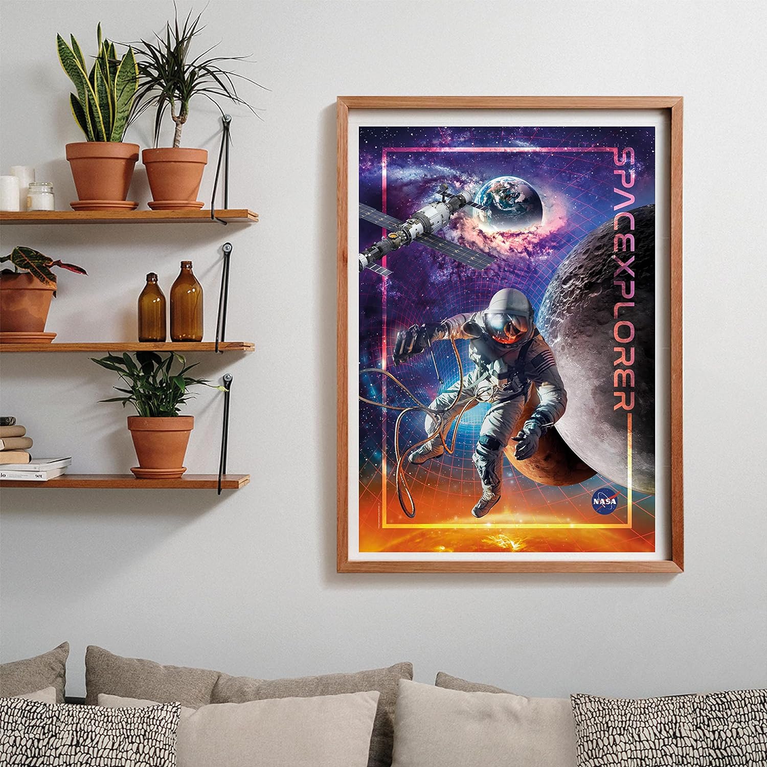 Clementoni 39717 Collection Space Explorer 1000 Pieces, Jigsaw Puzzle for Adults-Made in Italy, Multi-Coloured