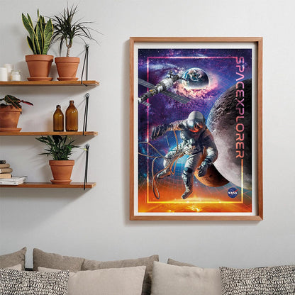 Clementoni 39717 Collection Space Explorer 1000 Pieces, Jigsaw Puzzle for Adults-Made in Italy, Multi-Coloured