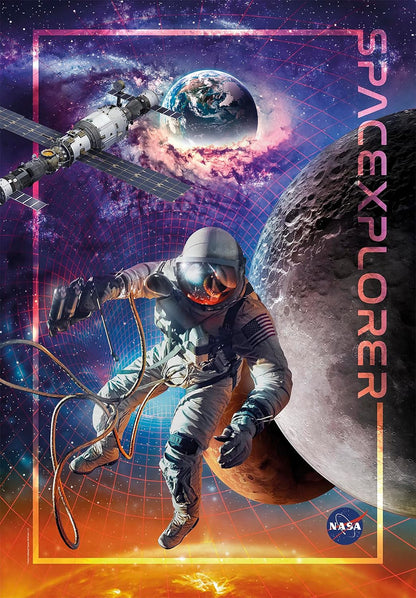 Clementoni 39717 Collection Space Explorer 1000 Pieces, Jigsaw Puzzle for Adults-Made in Italy, Multi-Coloured