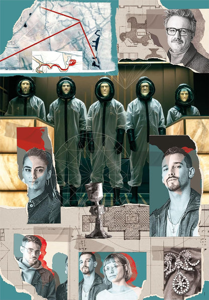 Clementoni 39848 Netflix Casa De Papel Berlin Jigsaw 1000 Pieces-Puzzle for Adults 14-99 Years, Poster Included, Gift for Men/Women, Series La Money Heist, Made in Italy, Multicolor