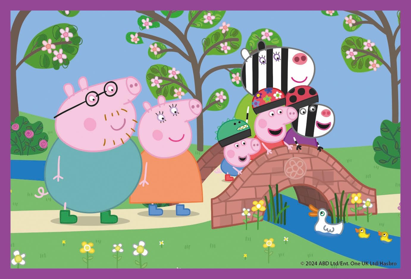 Clementoni Peppa Pig 6 Würfel Puzzle Kinder - Geschicklichkeitsspiel für Kinder ab 3 Jahren - Sensorik- & Motorikspielzeug 40659