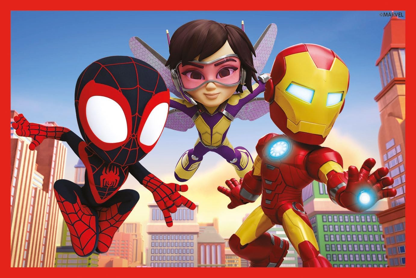 Clementoni 40661 Marvel Spidey And His Amazing Friends Jigsaw 6 Pieces-Cube Children 2-4 Years, Cartoon, Gift for Boy/Girls, Puzzle for Kids, Made in Italy, Multicolor