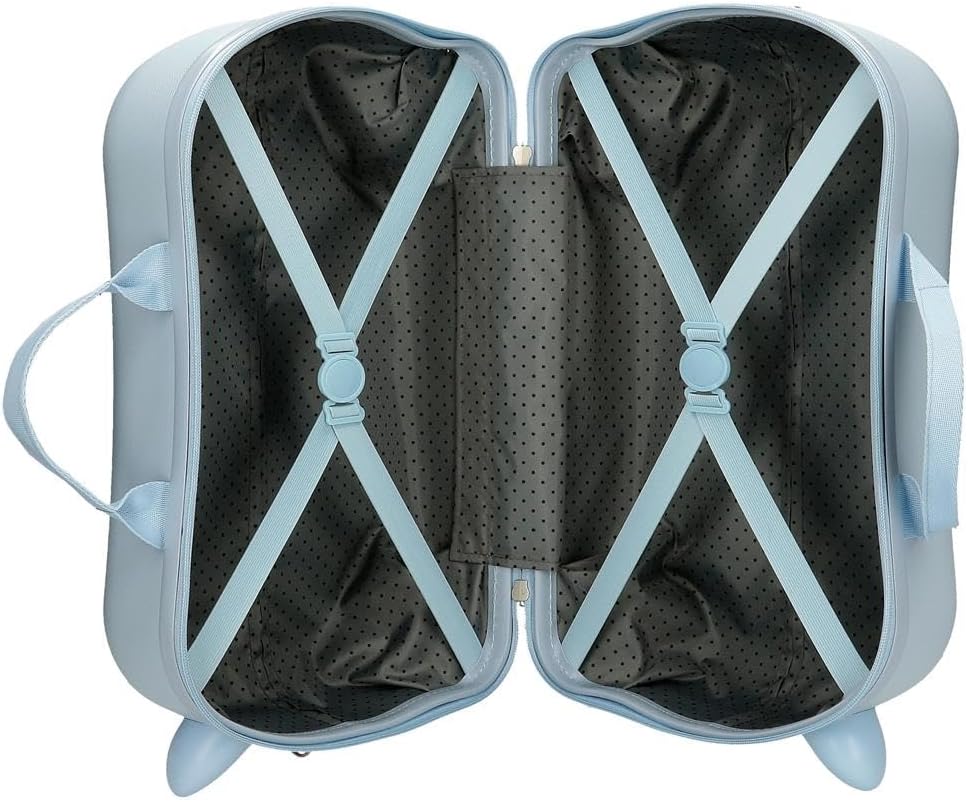Trolleykoffer Ride On Stitch Blauw