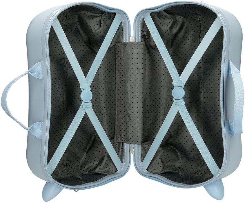 Trolleykoffer Ride On Stitch Blauw